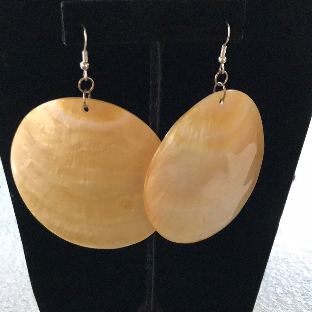 Earrings - Natural Shell - Sterling Earwires